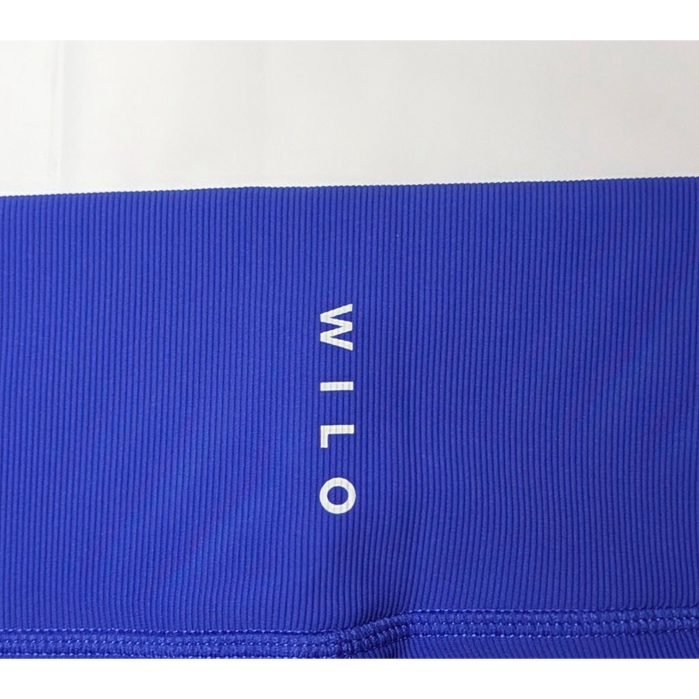 Wilo The Label Colorblock Leggings Blue Red Gray High Rise M - Picture 4 of 4